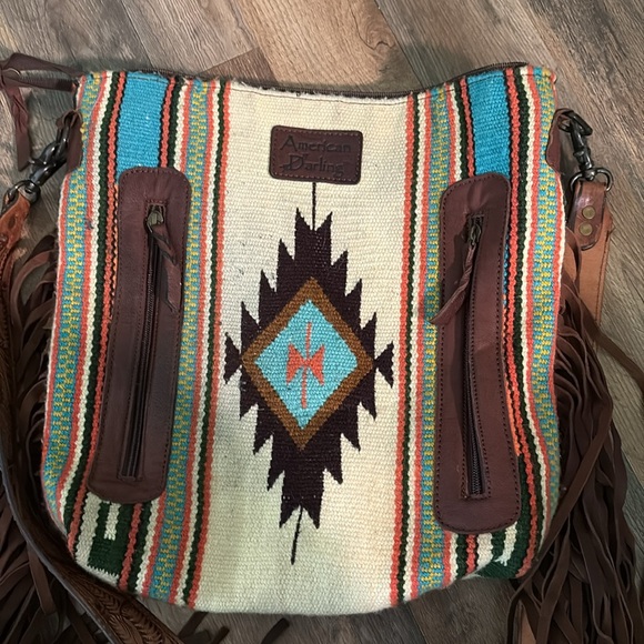American Darling Fringe Crossbody Bag
Aztec western purse - Picture 7 of 8